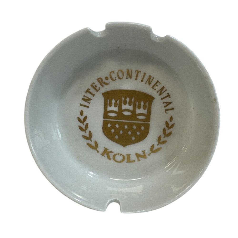 Inter-Continental Hotel Koln Germany Ashtray Schonwald‎ Porcelain